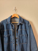Denim Button Up Shirt (L)