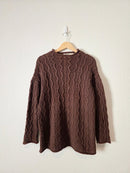 Vintage Eddie Bauer Cable Knit Sweater (L)