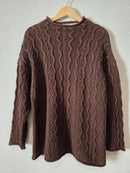 Vintage Eddie Bauer Cable Knit Sweater (L)