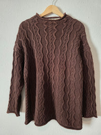 Vintage Eddie Bauer Cable Knit Sweater (L)