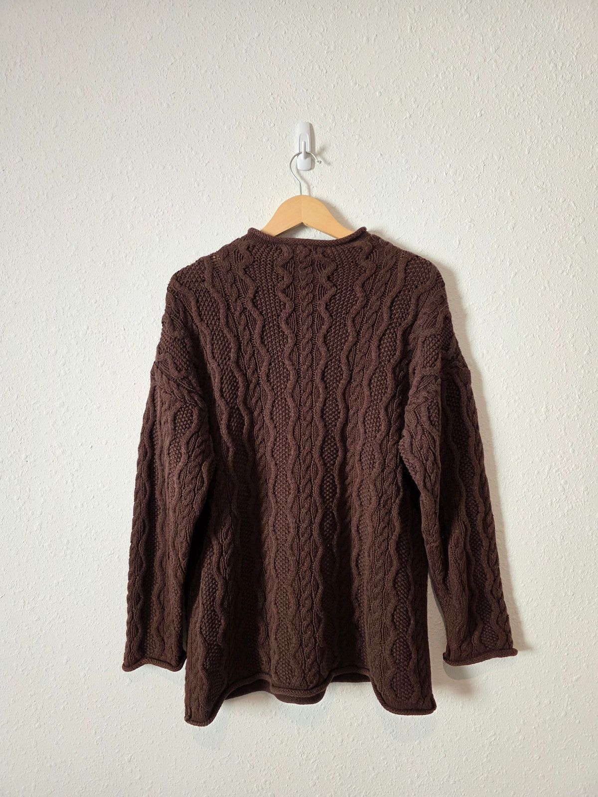 Vintage Eddie Bauer Cable Knit Sweater (L)