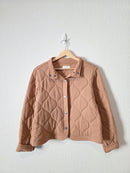 Z Supply Quilted Snap Button Jacket (XS)