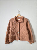 Z Supply Quilted Snap Button Jacket (XS)