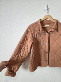 Z Supply Quilted Snap Button Jacket (XS)