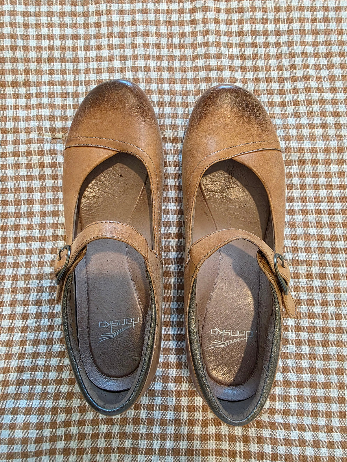 Dansko Mary Jane Leather Clogs (9.5/10)