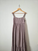 Petal & Pup Gingham Maxi Dress (L)