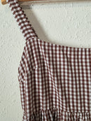 Petal & Pup Gingham Maxi Dress (L)
