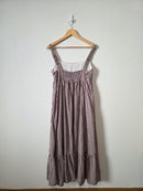 Petal & Pup Gingham Maxi Dress (L)