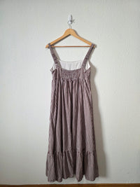 Petal & Pup Gingham Maxi Dress (L)