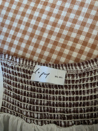 Petal & Pup Gingham Maxi Dress (L)