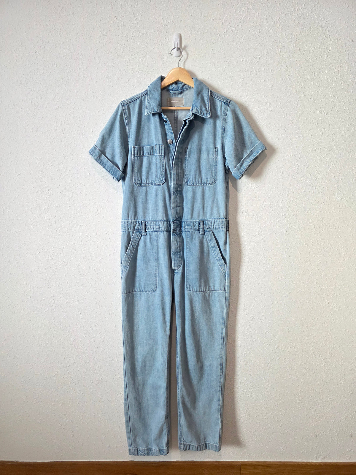 Everlane Straight Denim Jumpsuit (2)