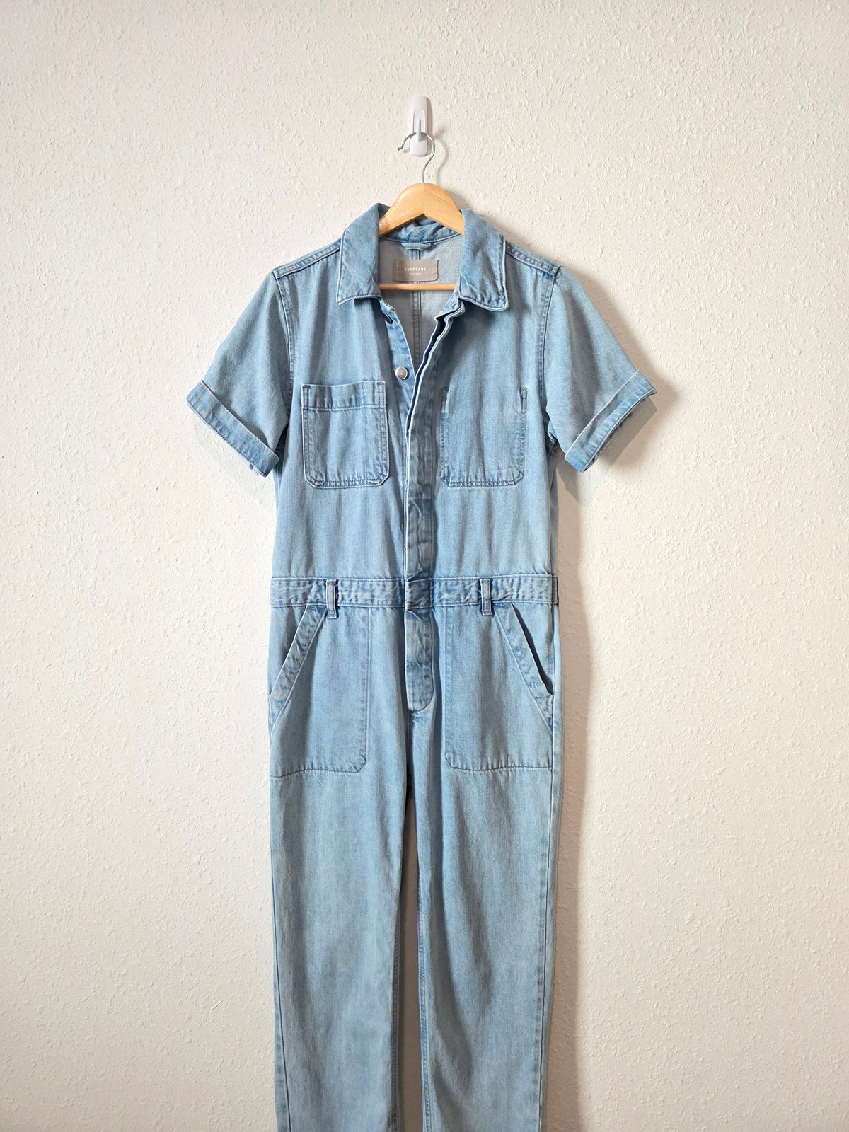 Everlane Straight Denim Jumpsuit (2)