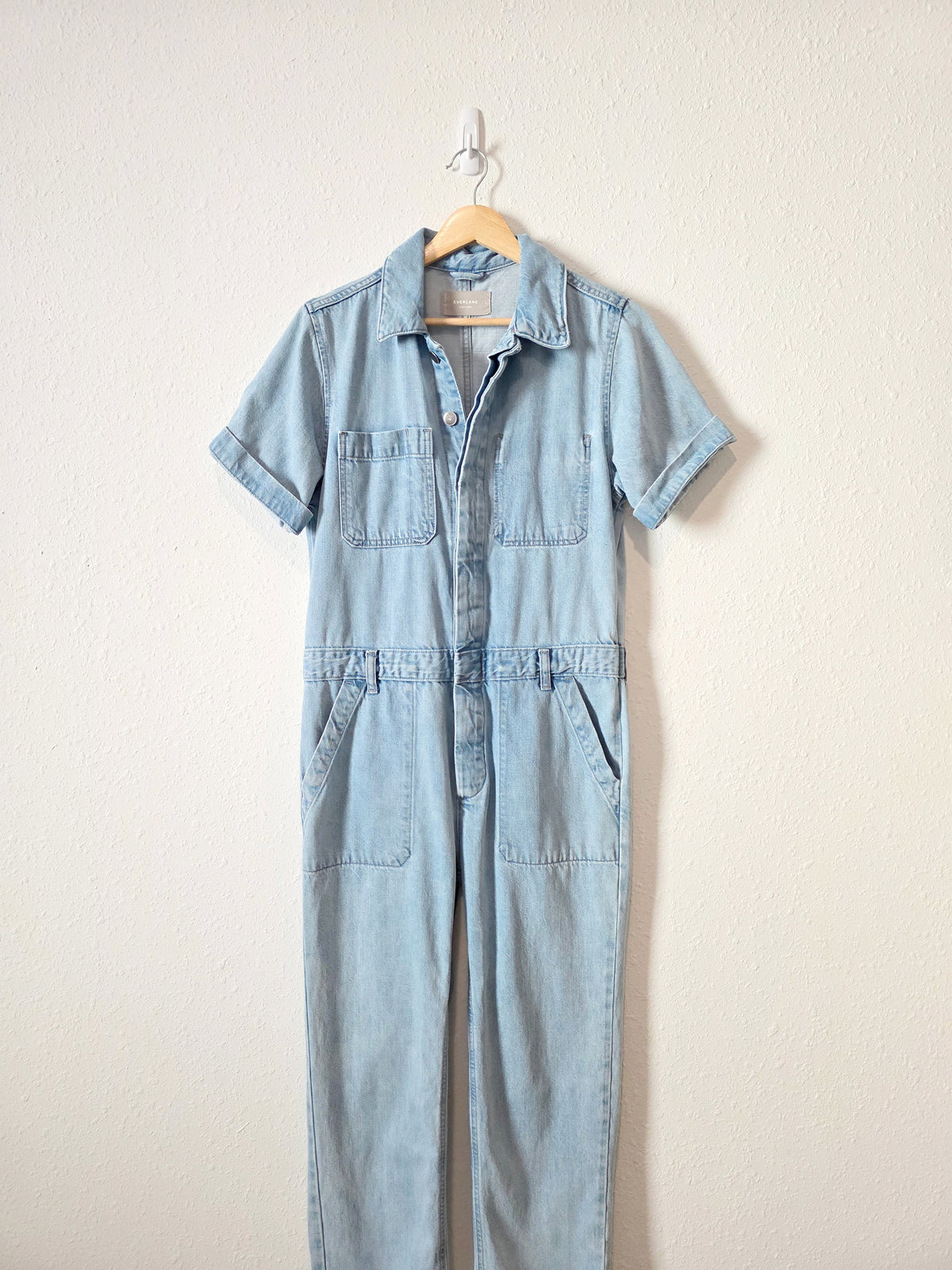 Everlane Straight Denim Jumpsuit (2)