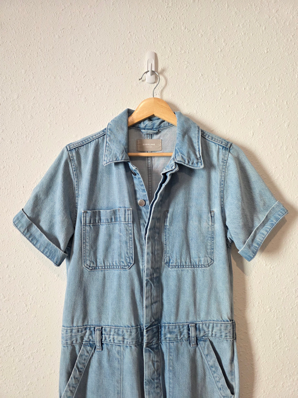 Everlane Straight Denim Jumpsuit (2)