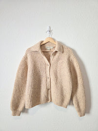Vintage Eddie Bauer Chunky Wool Cardigan (L)