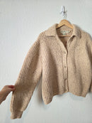 Vintage Eddie Bauer Chunky Wool Cardigan (L)