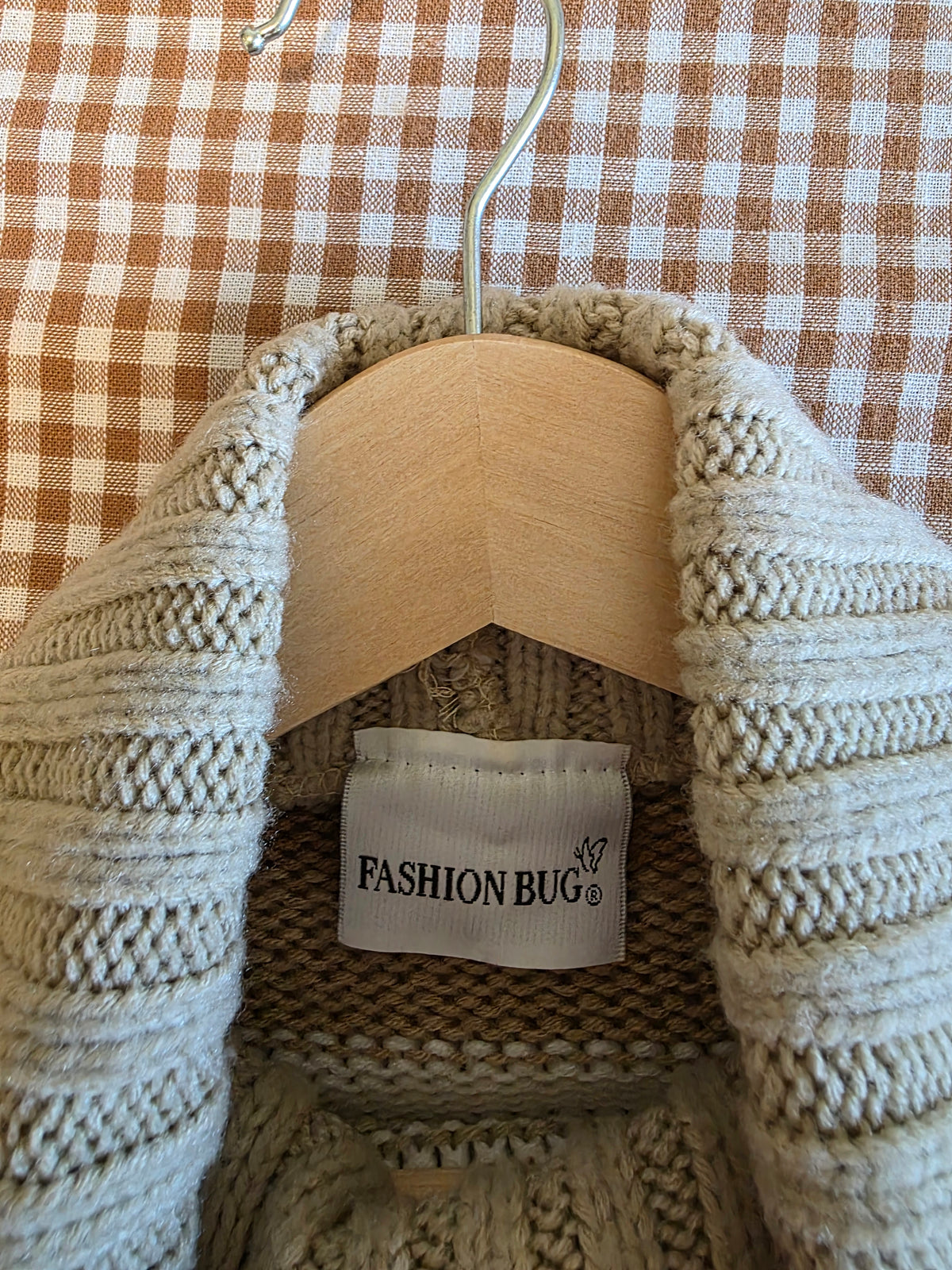 Vintage Striped Turtleneck Sweater (2X/3X)