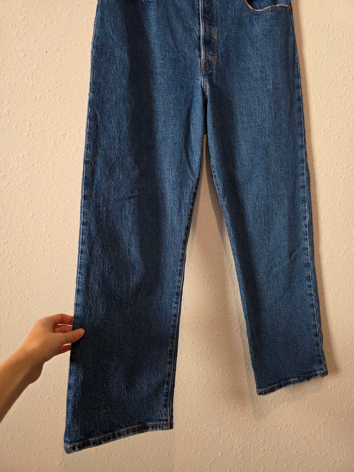 Levi's Ribcage Straight Jeans (33)