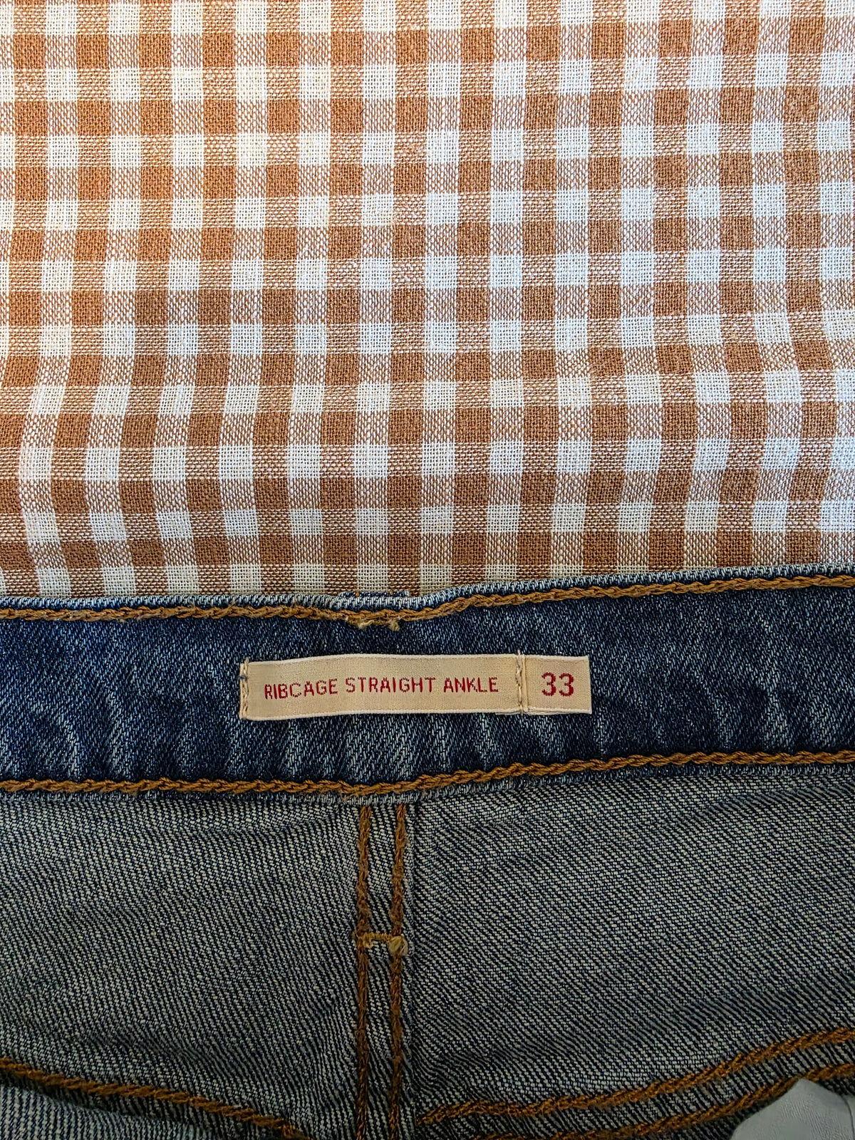Levi's Ribcage Straight Jeans (33)