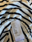 Free People Striped Ruffle Hem Tee (M)