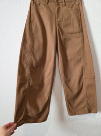 Calista Brown Barrel Jeans (S)