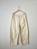 NEW Bohme Cream Barrel Jeans (XL)