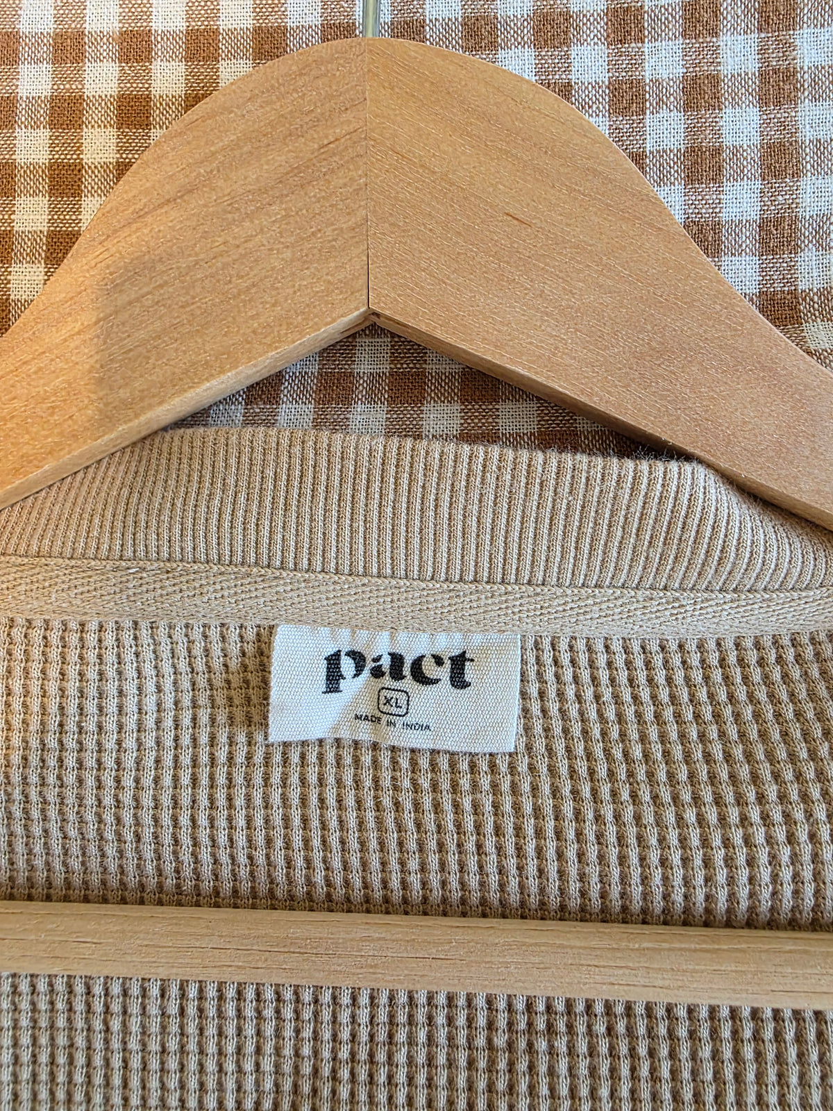 Pact Organic Cotton Waffle Tee (XL)