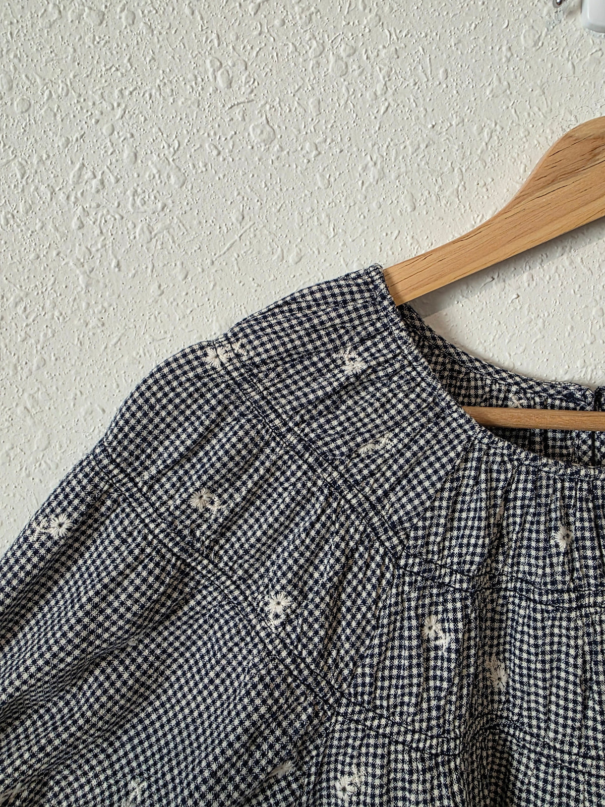 Madewell Floral Gingham Linen Blend Top (XL)