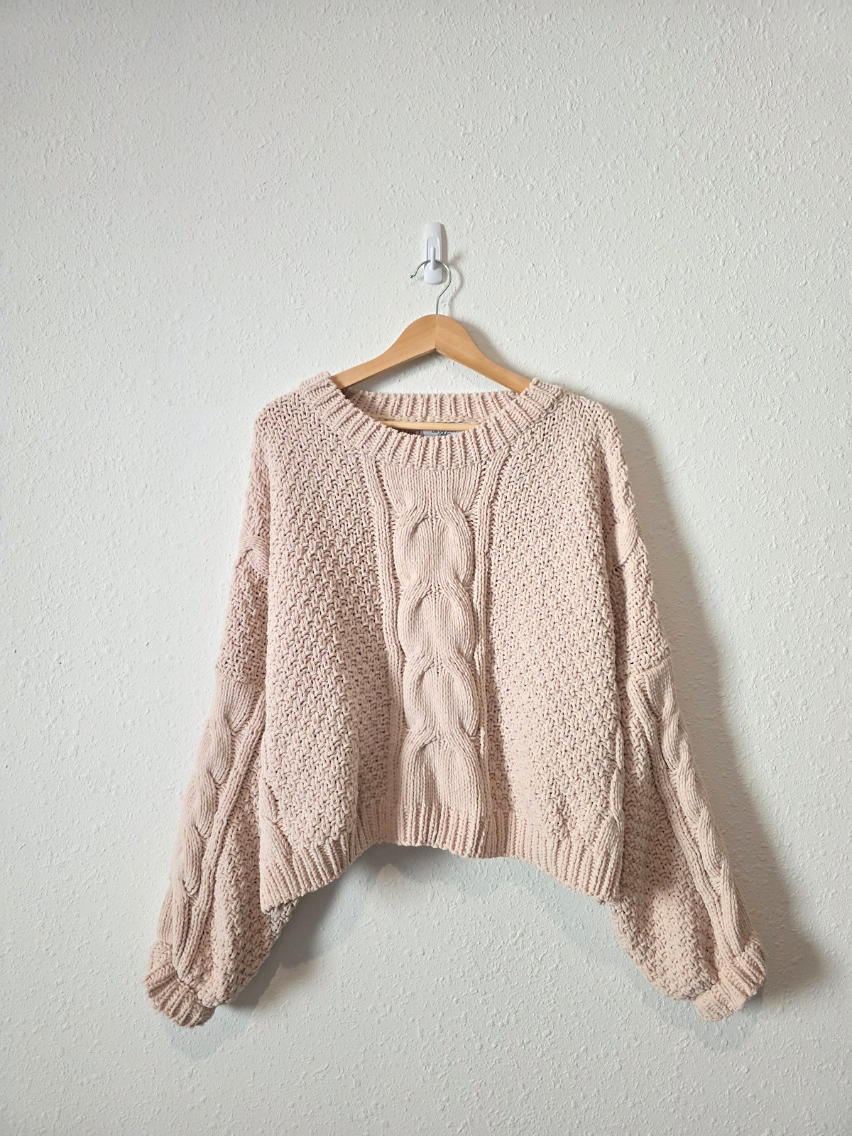 Carly Jean Oversized Chenille Sweater (L)