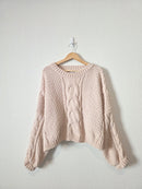 Carly Jean Oversized Chenille Sweater (L)