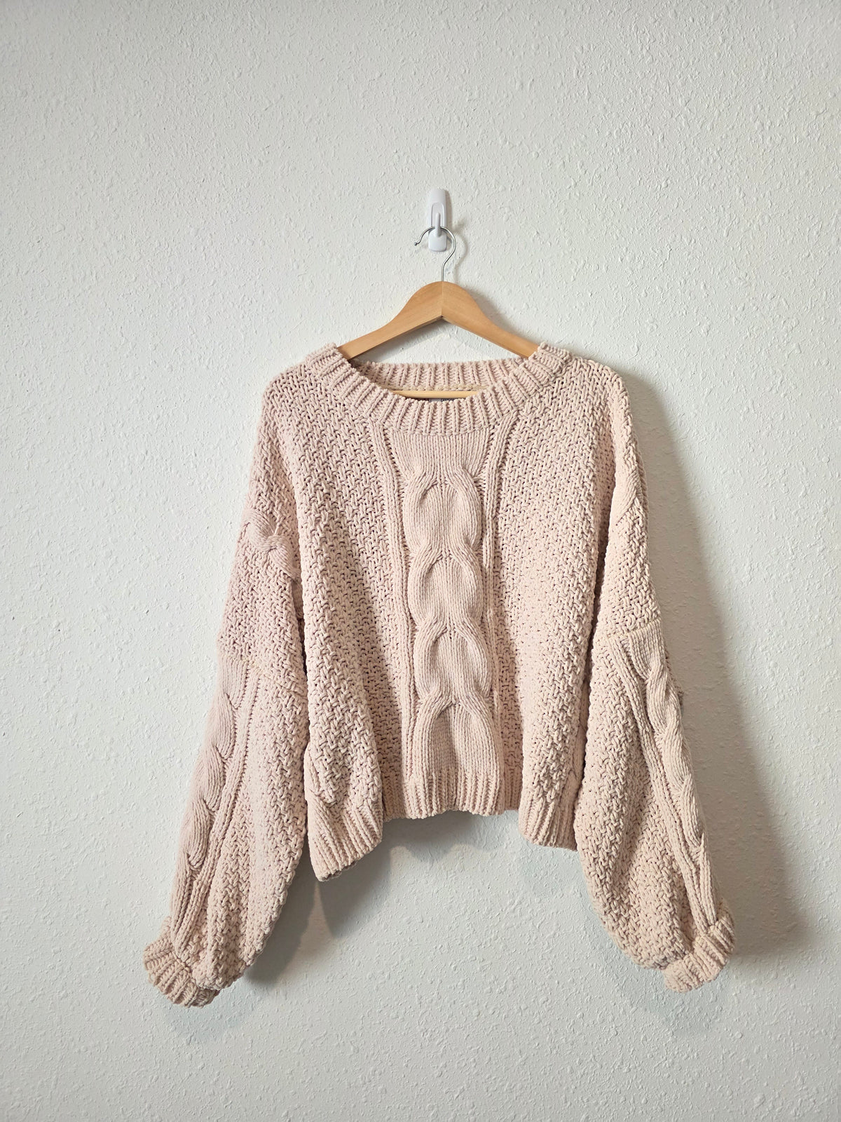 Carly Jean Oversized Chenille Sweater (L)