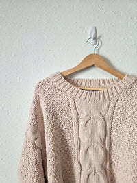 Carly Jean Oversized Chenille Sweater (L)