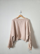 Carly Jean Oversized Chenille Sweater (L)