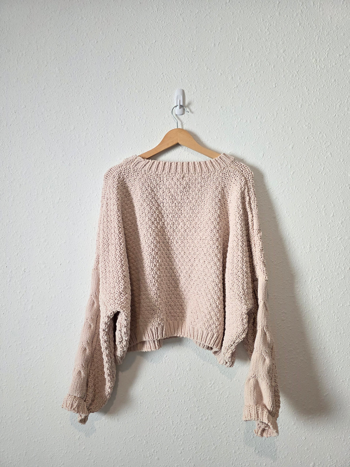 Carly Jean Oversized Chenille Sweater (L)