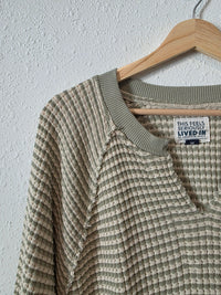 AE Green Striped Knit Top (M)