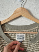 AE Green Striped Knit Top (M)