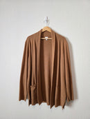 J.Crew Brown Cotton Sweater Coatigan (XL)