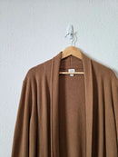 J.Crew Brown Cotton Sweater Coatigan (XL)