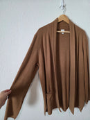 J.Crew Brown Cotton Sweater Coatigan (XL)