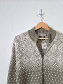 NEW Vintage Fairisle Zip Up Sweater (MP)