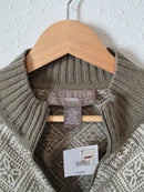NEW Vintage Fairisle Zip Up Sweater (MP)