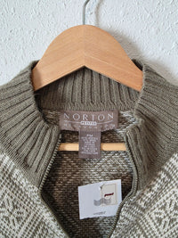 NEW Vintage Fairisle Zip Up Sweater (MP)