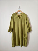 Gudrun Sjoden Linen Midi Dress (XL)