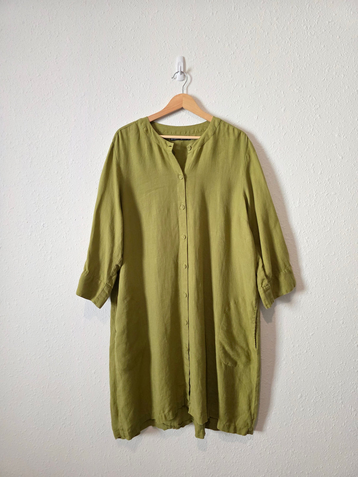 Gudrun Sjoden Linen Midi Dress (XL)