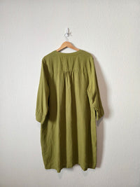 Gudrun Sjoden Linen Midi Dress (XL)