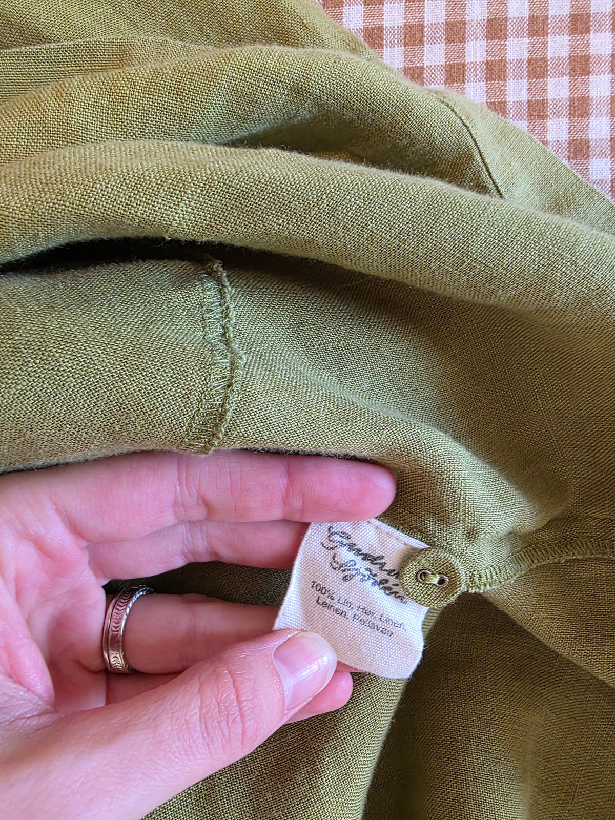 Gudrun Sjoden Linen Midi Dress (XL)