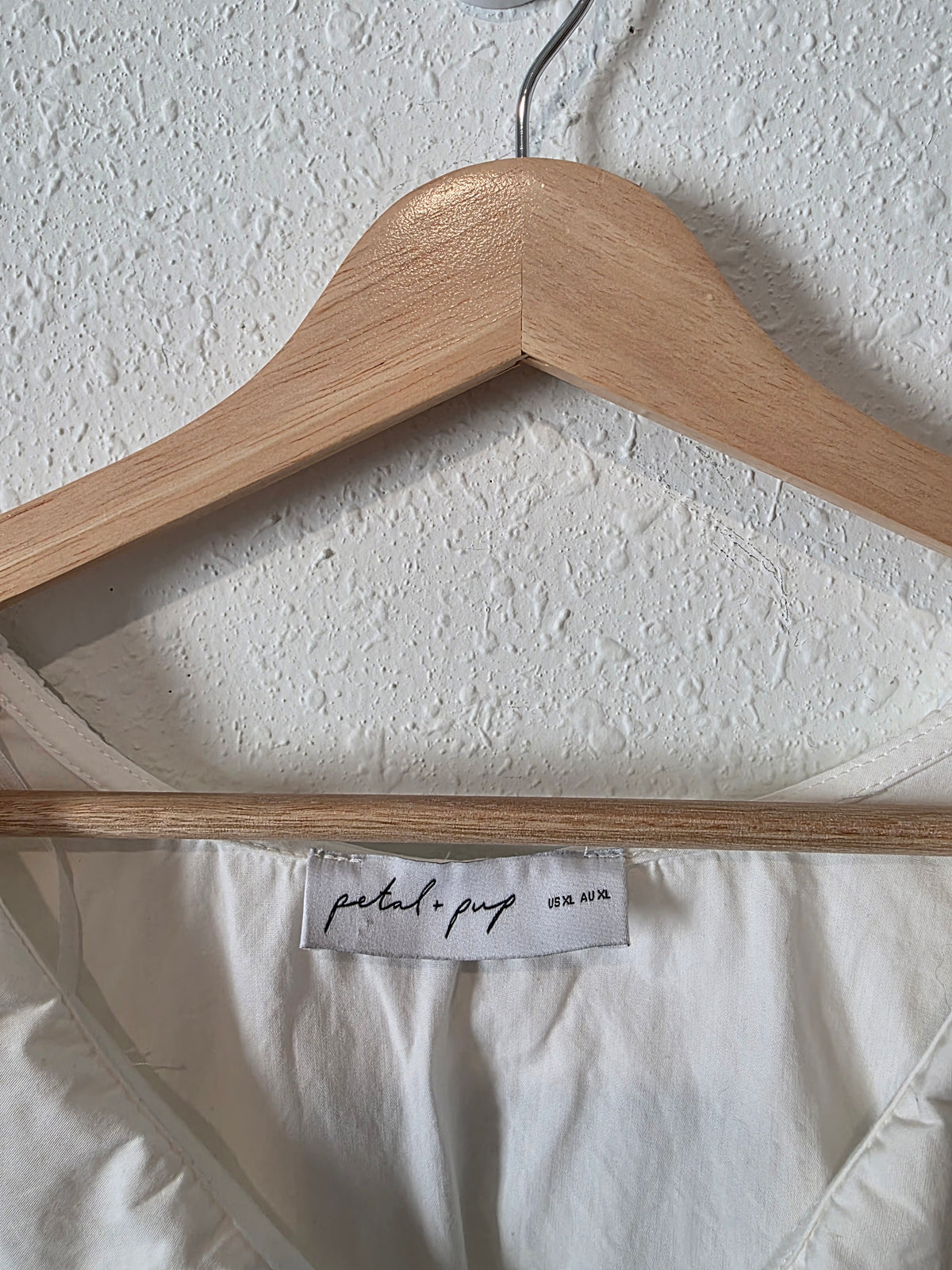 Petal & Pup Collared Cotton Blouse (XL)