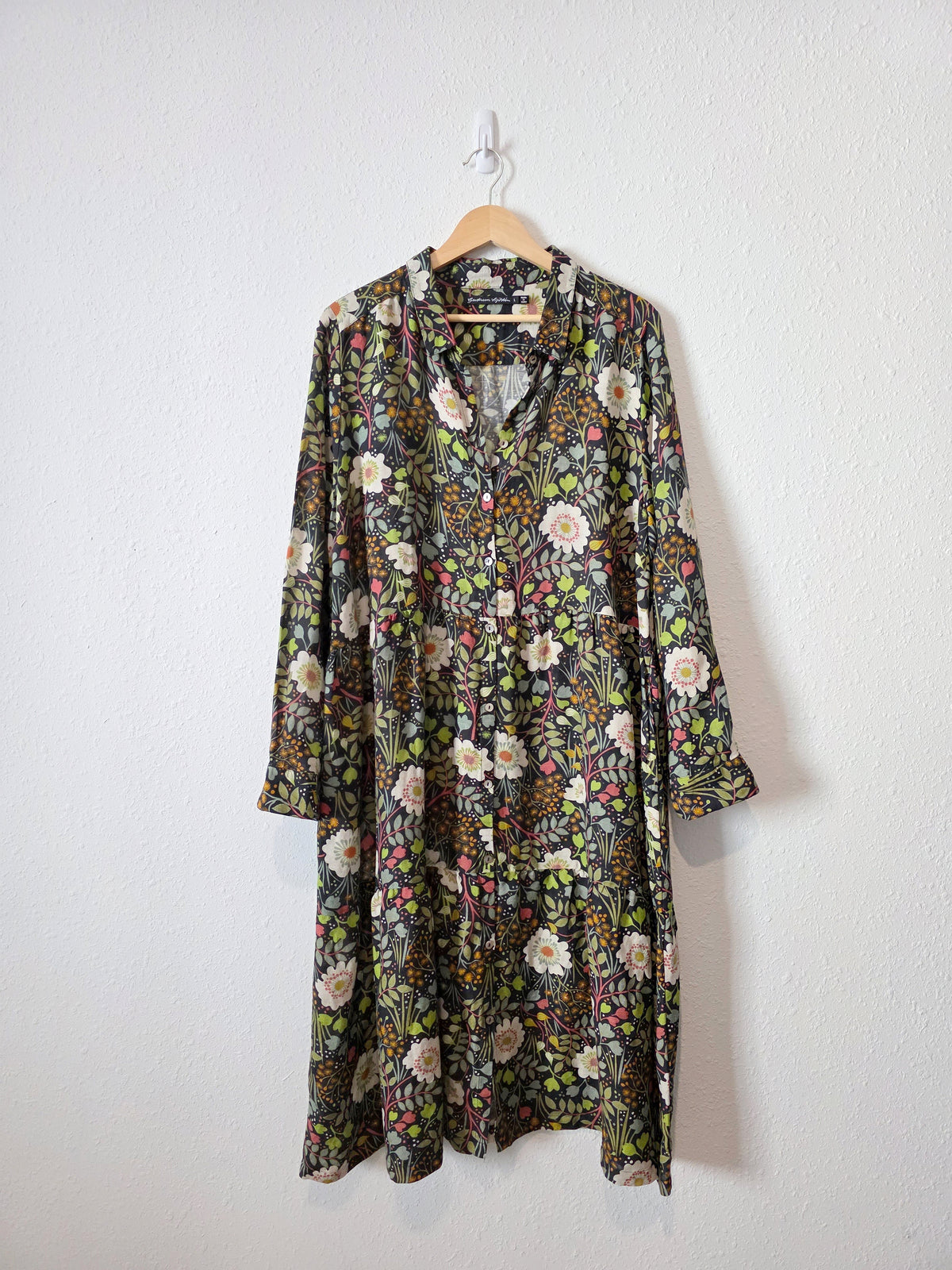 Gudrun Sjoden Floral Midi Dress (L)