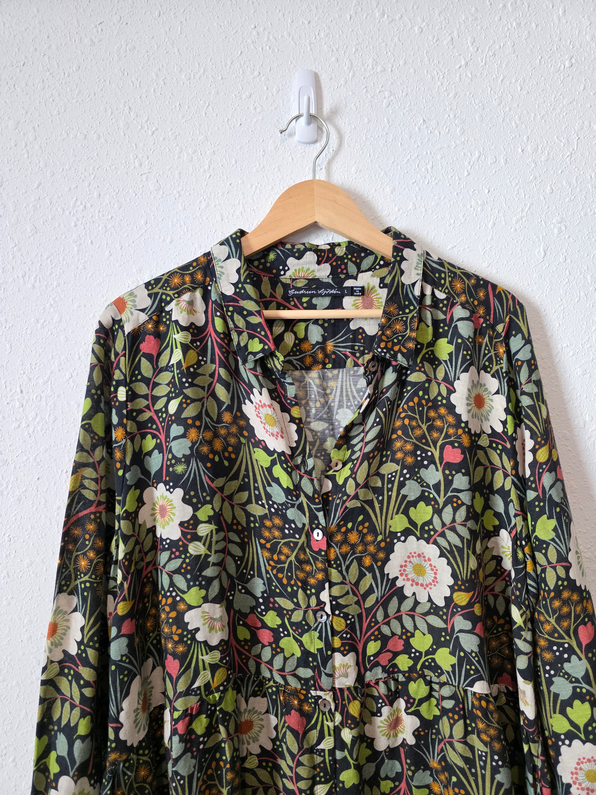 Gudrun Sjoden Floral Midi Dress (L)