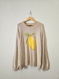 AE Oversized Lemon Print Sweater (XXL)